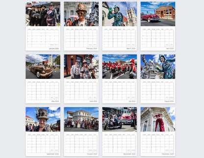 2026 Calendar - Steampunk Thames