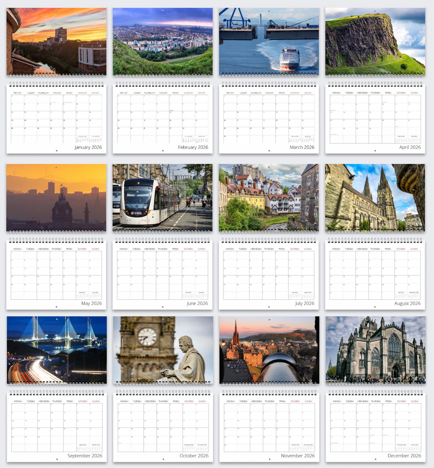 2026 Calendar - Scotland