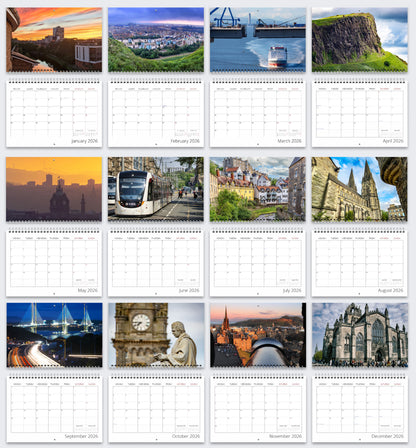2026 Calendar - Scotland