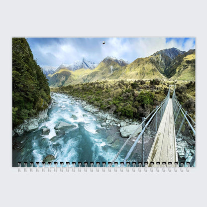2026 Calendar - Mountains